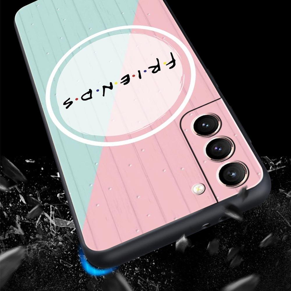 Friends Phone Case for Samsung Galaxy S26 S25 S24 S23 S22 S20 S21 FE Ultra S25 Edge Plus 5G Soft TPU Cover Fundas Capa Coque Bag