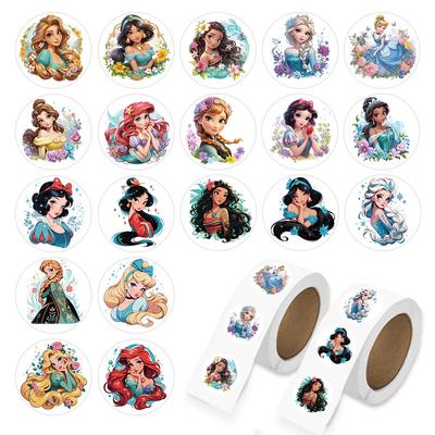 500 Stück Rollenaufkleber Prinzessin Cartoon-Aufkleber Graffiti-Aufkleber Dekorieren Handy Rückseite Karte Kofferraum Wasserbecher Niedliche Katzenaufkleber Geschenke
