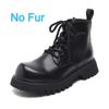 Britský styl 2024 Podzim Zima Boty Pánské Ležérní Kožené Boty Silná Podrážka Protiskluzové Teplé Plyšové Studená Zima Venkovní Kotníkové Boty
