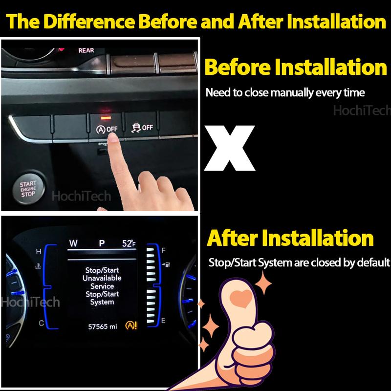 For Alfa Romeo Stelvio 949 2016- Car Start Stop Engine System Off Eliminator Device Control Sensor Plug Stop Canceller Wire