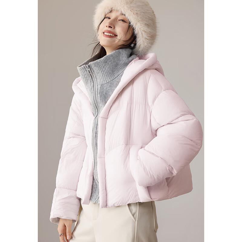 

VICTORIA&VERA Women s Knit Patchwork Short Down Jacket V9018R11 XL