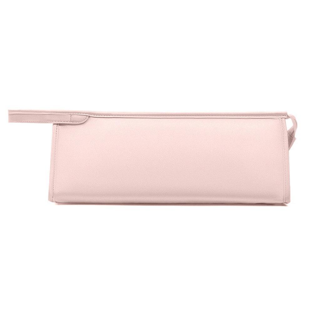PU Leather Hair Dryer Storage Bag Waterproof Large Capacity Travel Storage Bag Durable Dustproof Portable Travel Case