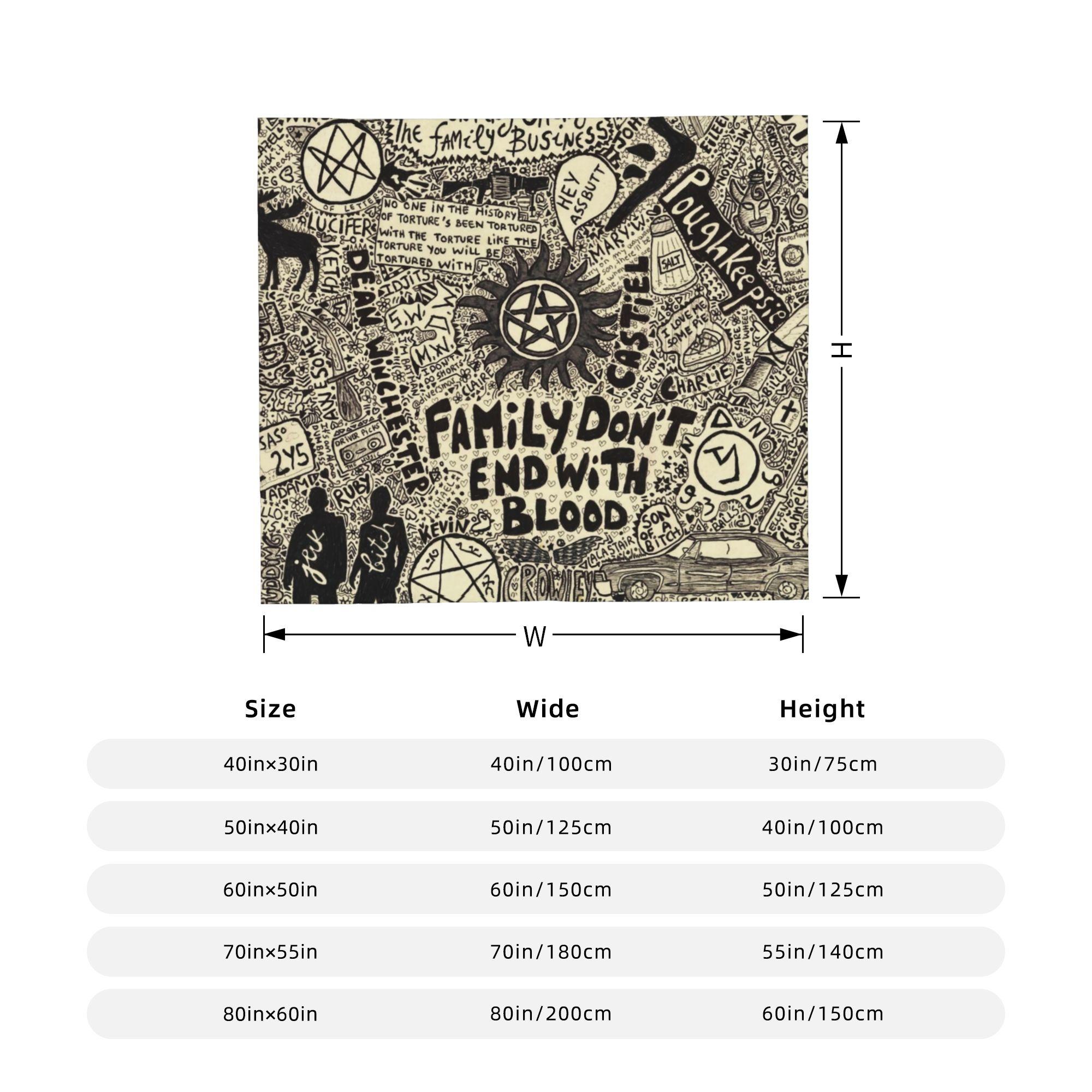 Supernatural Night Blankets Flannel The Starry Night Dean Sam Winchester Castiel Throw Blankets for Bedroom Sofa Bedroom Quilt 75x90cm