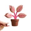 Potted Plants Magnetic Sealing Clip 3d Potted Plant Refrigerator Poster Resin Potted Plants Shape Fridge Magnets Bag Clip