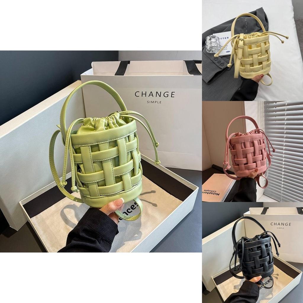 Schicke Eimertasche für Damen Weiche Textur Stilvolles Design Vielseitige Umhängetasche