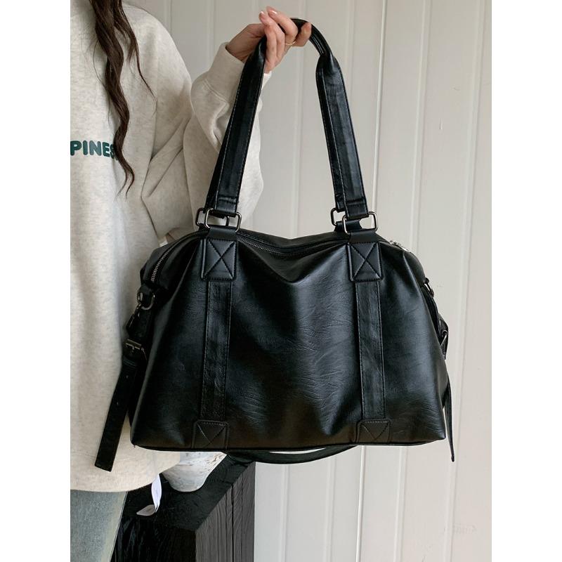 Hand-held Travel Bag Women's New Korean Style Casual Tote Bag Large Capacity Crossbody Bag Luggage Bag