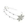 Neue Mode Luxuriöse Schneeflocken Strass Haarbänder Süßes Blumen Stirnband für Frauen Mädchen Haaraccessoires