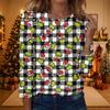 Women's Fashion Casual Long Sleeve Crewneck Graphic Print Top for Everyday Casual Wear