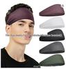 Unisex Elastic Sports & Yoga Headbands, Sweat-Absorbing Cotton Hair Accessories, Solid Colors