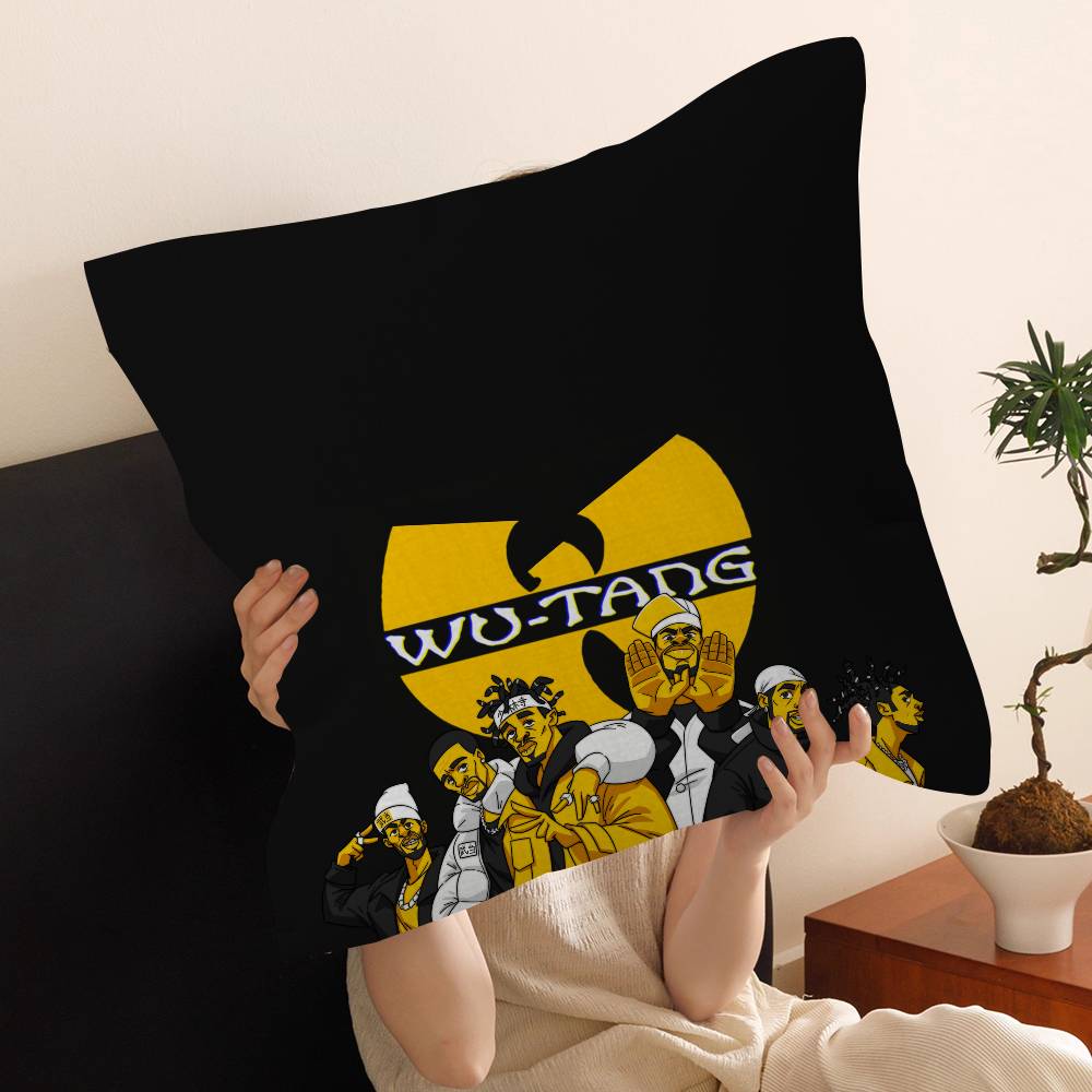 Group WWu Tang Hip Hop Cushion Cover Pillowcase Upholstery Sofa Throw Pillow Home Decor Pillowcas