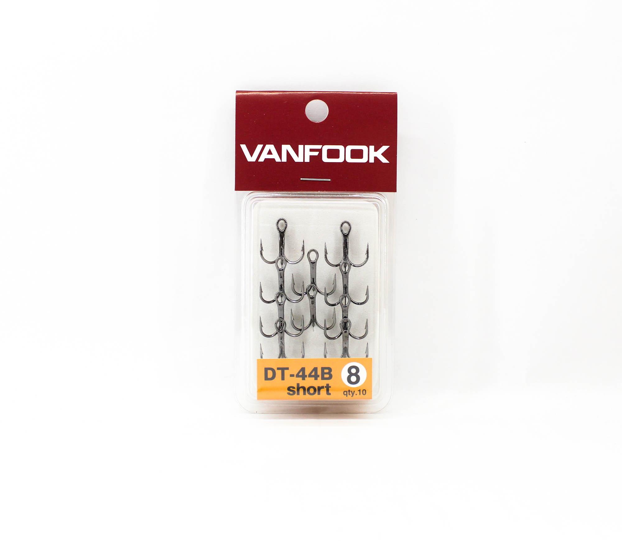 

Тройной крючок Vanfook DT-44B с коротким цевьем, размер 8 (1621 г.)
