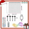 Smart Curtain Lights DIY Color Changing Fairy String Lights Music Sync for Indoor Outdoor Courtyard Garden Christmas Decoration