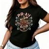 Front and Back Prints Womens TShirt  Cotton Funny Graphic Short Sleeve Tee Novelty Shirt Casual Crew Neck Top SXl