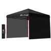 FIELDOOR Easy To Tarp Tent G03 Steel Frame Comes with 2 Dedicated Side Sheets Air Ventilation High Water Resistance Silver UV Cut Coating UV