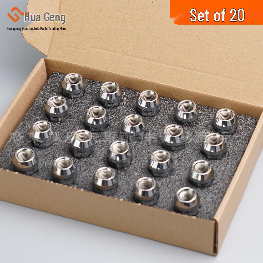 

19мм Автомобильная колесная гайка: M12*1.25, M12*1.5, 1/2-20 Фланцевая гайка для шин M12x1.25