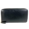 547591 Logo Long Wallet Zip Around Long Wallet Leather Black