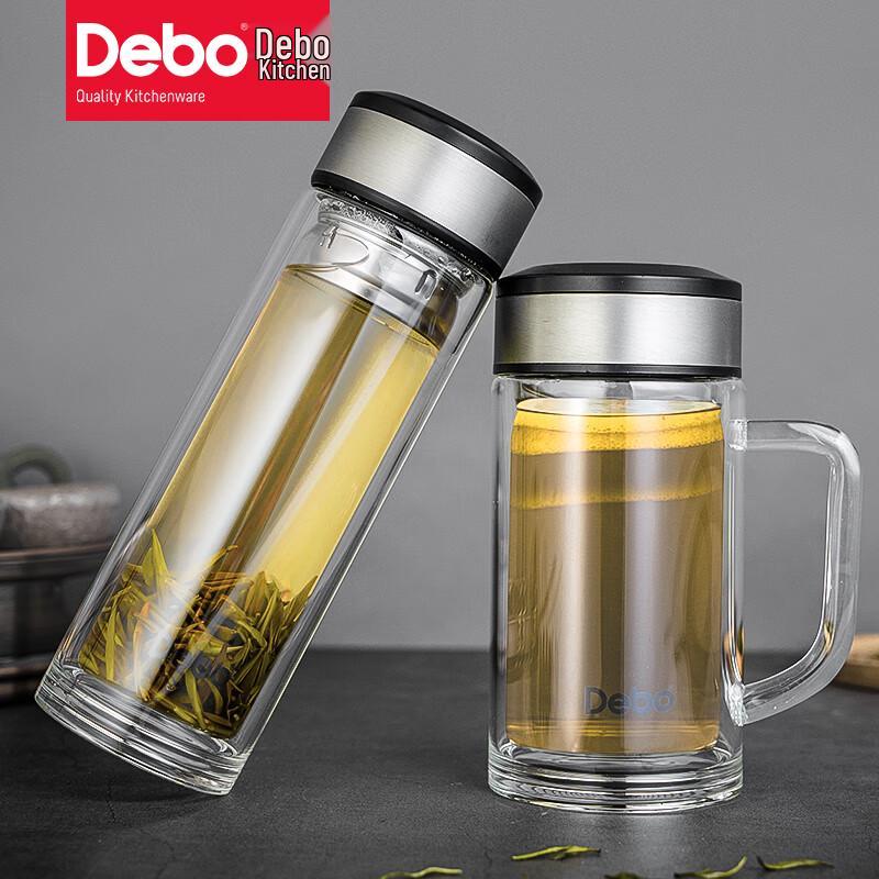 Debao Hannas Borosilicate Glass Tea Mug Set