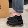Women‘s Shoes Spring Retro German Training Sports Casual Thick-Soled Gump Board White.