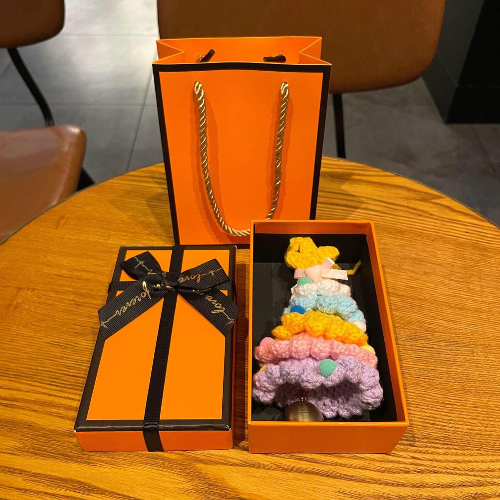 International Yarn Crochet Mini Christmas Tree Car Ornament Gift