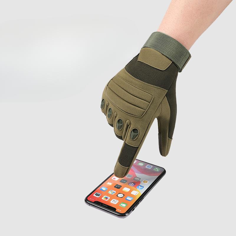 Taktiska handskar för män Halkfria Utomhus Fullfingerskydd Sportträning Utomhus Militärfan Cykelhandskar för kvinnor