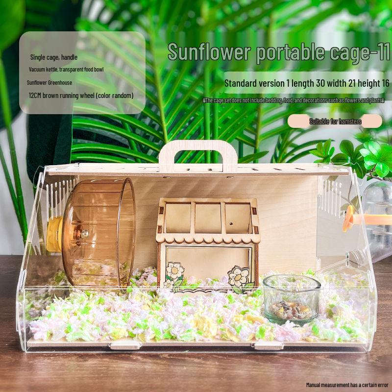 

Роскошная большая клетка-вилла для хомяка: Полное гнездо для золотистых хомяков Forest Fantasy Series 342 Single