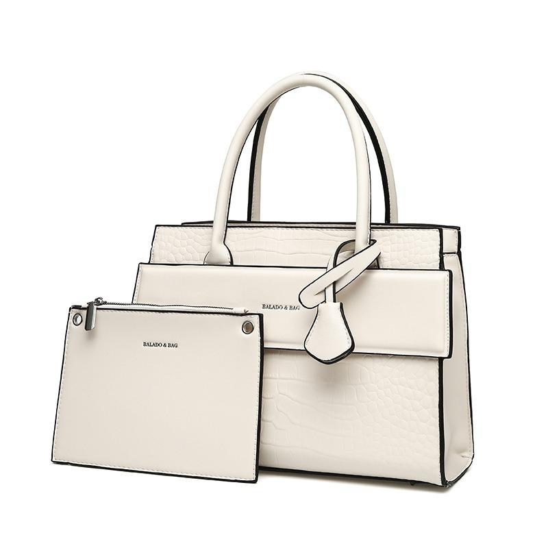 Mehrteiliges Set Damenhandtasche Schulter-Umhängetasche mit großem Fassungsvermögen Damen-Schultertasche trendig und modisch neu