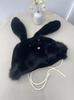 Cute Rabbit Ears Plush Hat Women's Autumn and Winter Cold Riding Ear Hat Plush Warm Lei Feng Hat