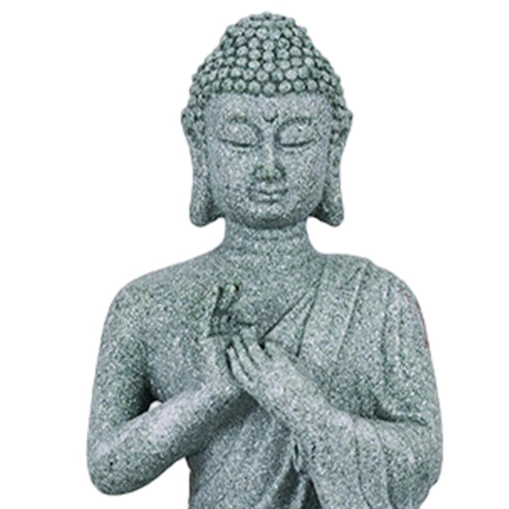 Buddha Incense Holder Figurine Zen Stand Craft Ornament for Shelf Tabletop Living