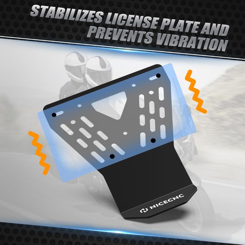 For BMW R1250GS GSA License Plate Holder Splash Guard R1250GS 2019-2023 R1250GS Adventure 2019-2024 R1200GS GSA 2019-2024