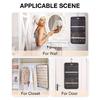 Portable Jewelry Rack with Metal Hook Jewelry Storage Roll for Storing Earrings