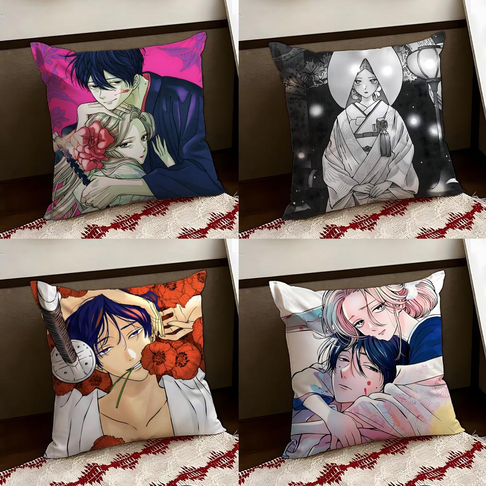Anime FFirefly Wedding Cushion Cover Reversible Soft Durable Pillow Cover Home Car MultiScene Use for Daily Comfort