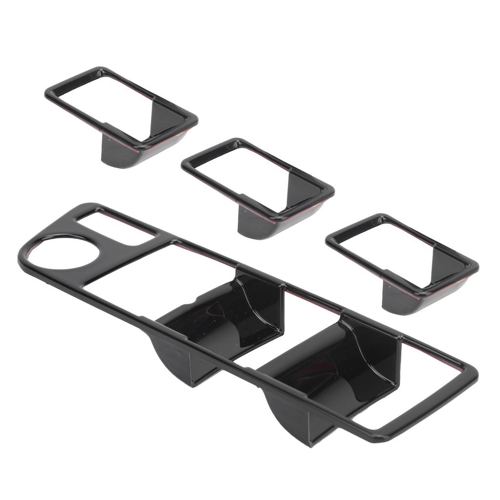 4Pcs Right Hand Drive Window Lift   Panel Decoration Cover Replacement Fit for Harrier Venza XU80 2020 2021