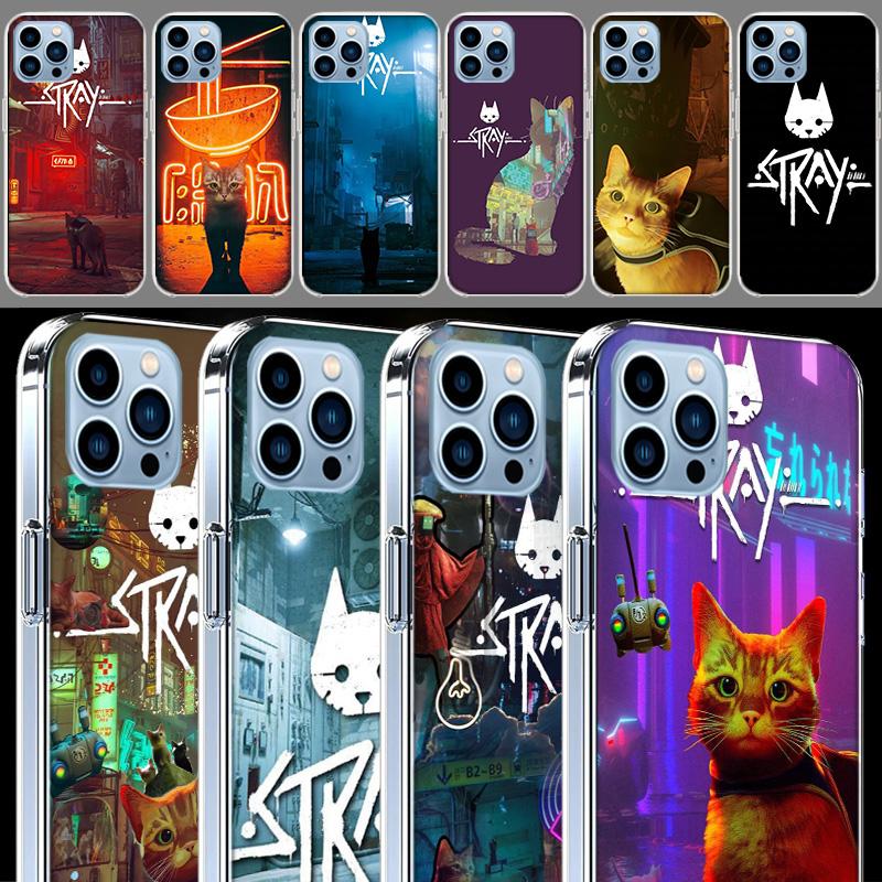Game S-Stray Cat Cases Phone Case For Iphone 17E 16E 17 Air 16 Pro Max 15 Pro 14 Plus 11 13 12 Mini Cover Cases Compatible with