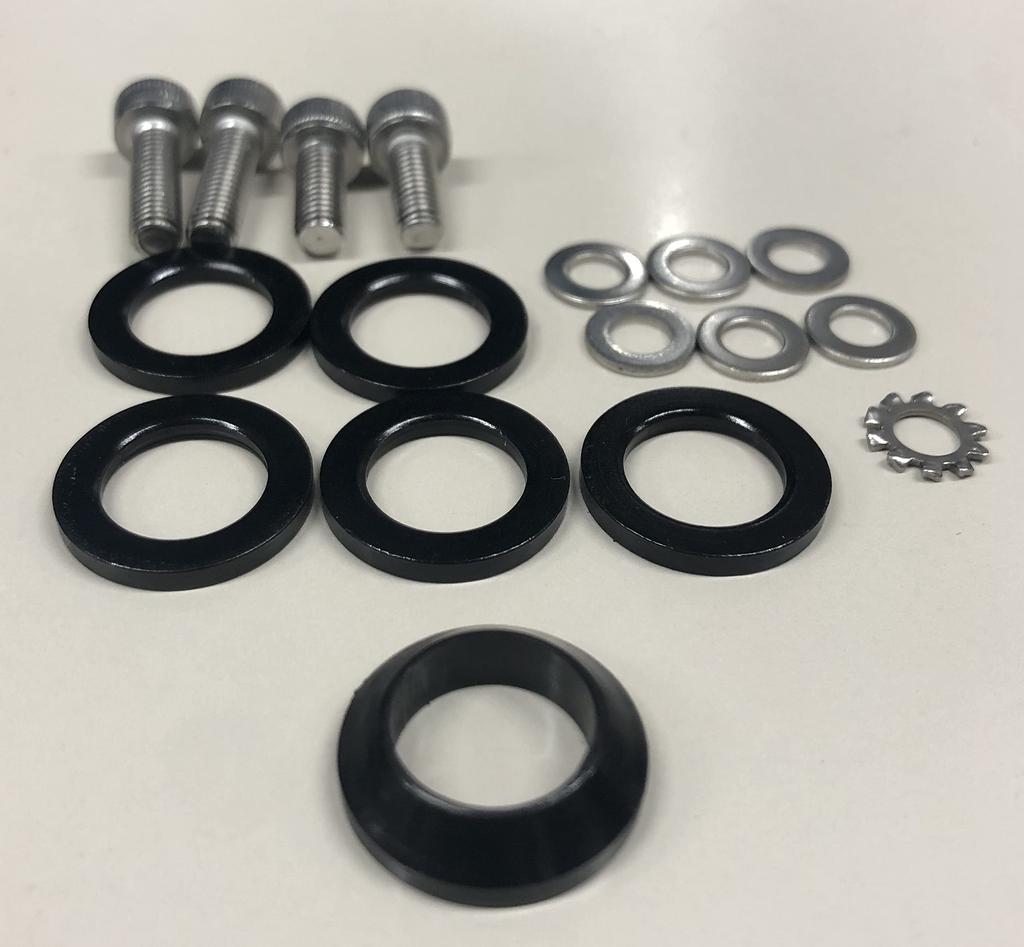 MINOURA 12mm Thru Axle Universal Set for Bicycle Rear Carriers (142mm/148mm Width) 120-3210-01
