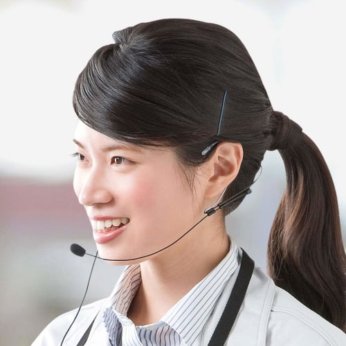 SANWA SUPPLY Waterproof Head Microphone MM-SPAMP6HM