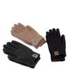 Winter Touch Screen Gloves Cycling Electric Bike Men's Warm Gloves Windproof and Cold Proof Gloves Thick Knitted Yarn Gloves with Added Velvet