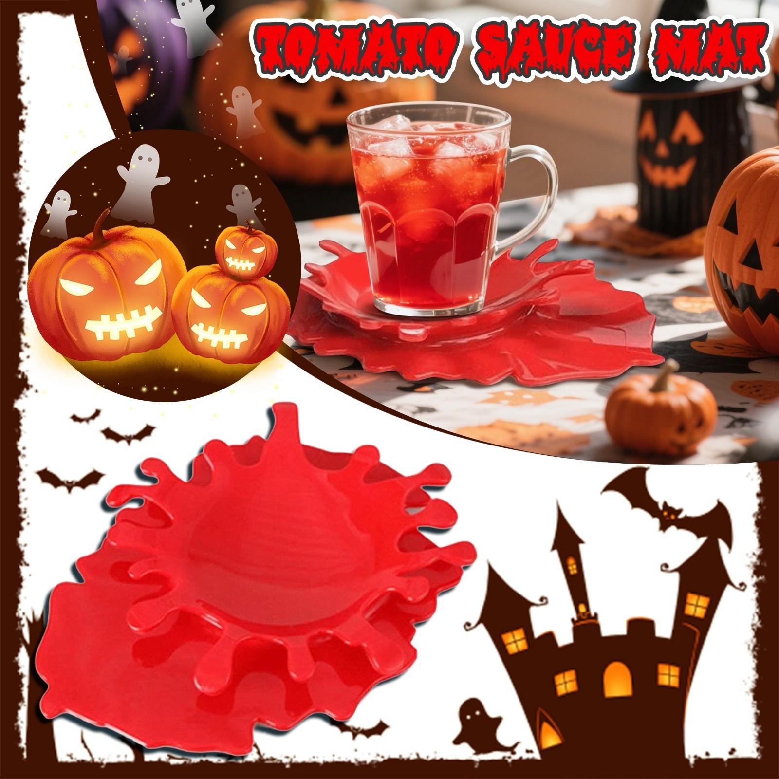 

Spoon Rest Holder Silicone Ketchup Shape Holders Spoon Rest By Mustard Kitchen Cooking Aid Cup Holder Creative Gif One Size