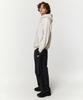 Paneld Fleece Hoodie - Beige