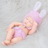 7-inch Simulation Reborn Doll Sleeping with Eyes Closed Palm Dolls Soft and Pinchable Waterproof Vinyl Beibei Doll Cute Mini Girl's Birthday Gift