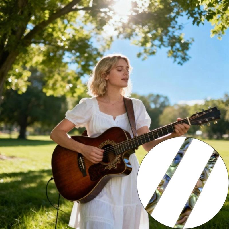 Elegant Guitar Shell Inlay Binding Decoration for Enhances Visual Appeal and Premium Material Durability