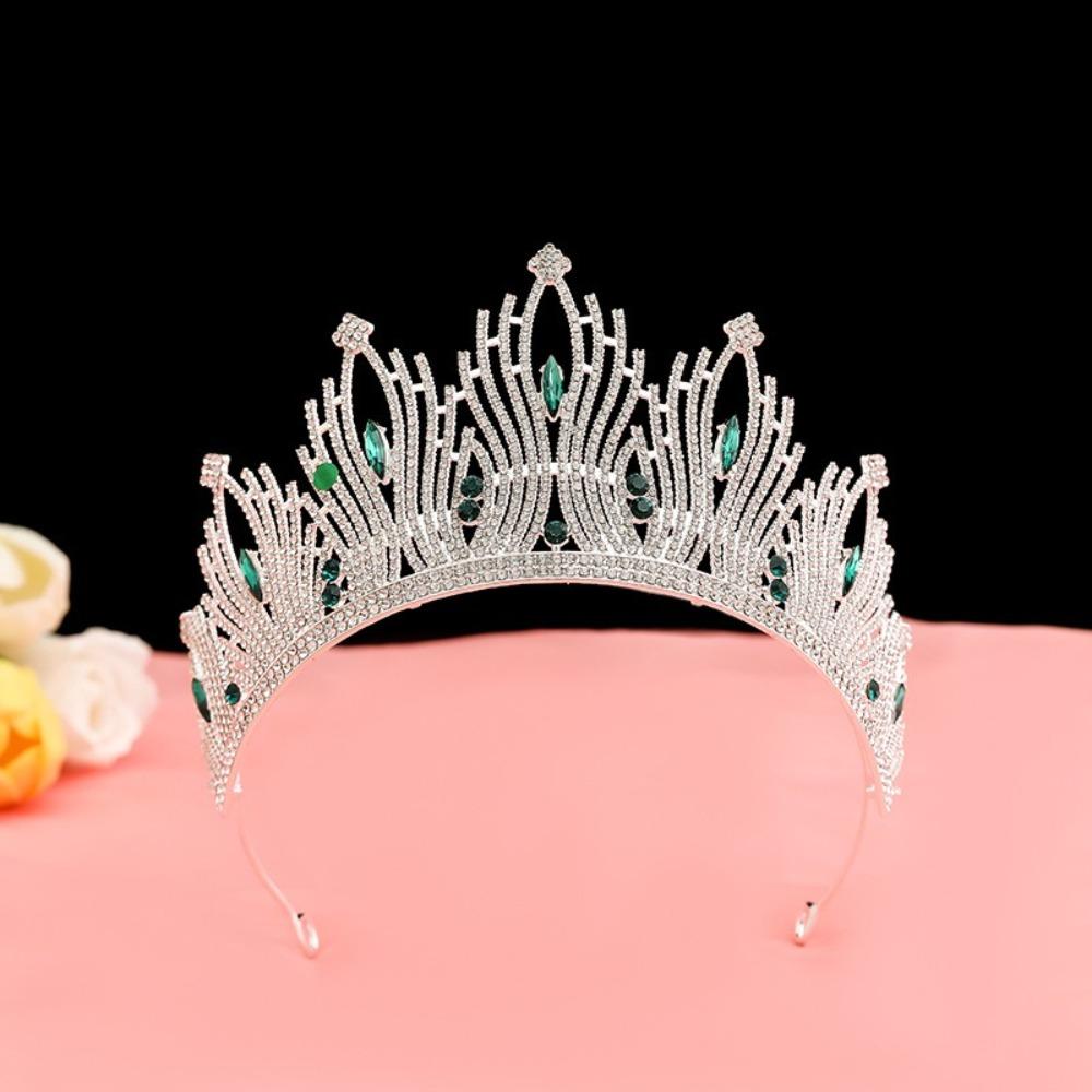 Luxury Wedding Tiara Glamorous Bridal Headdress Hair Accessories Crystal Crown  Wedding Ceremony