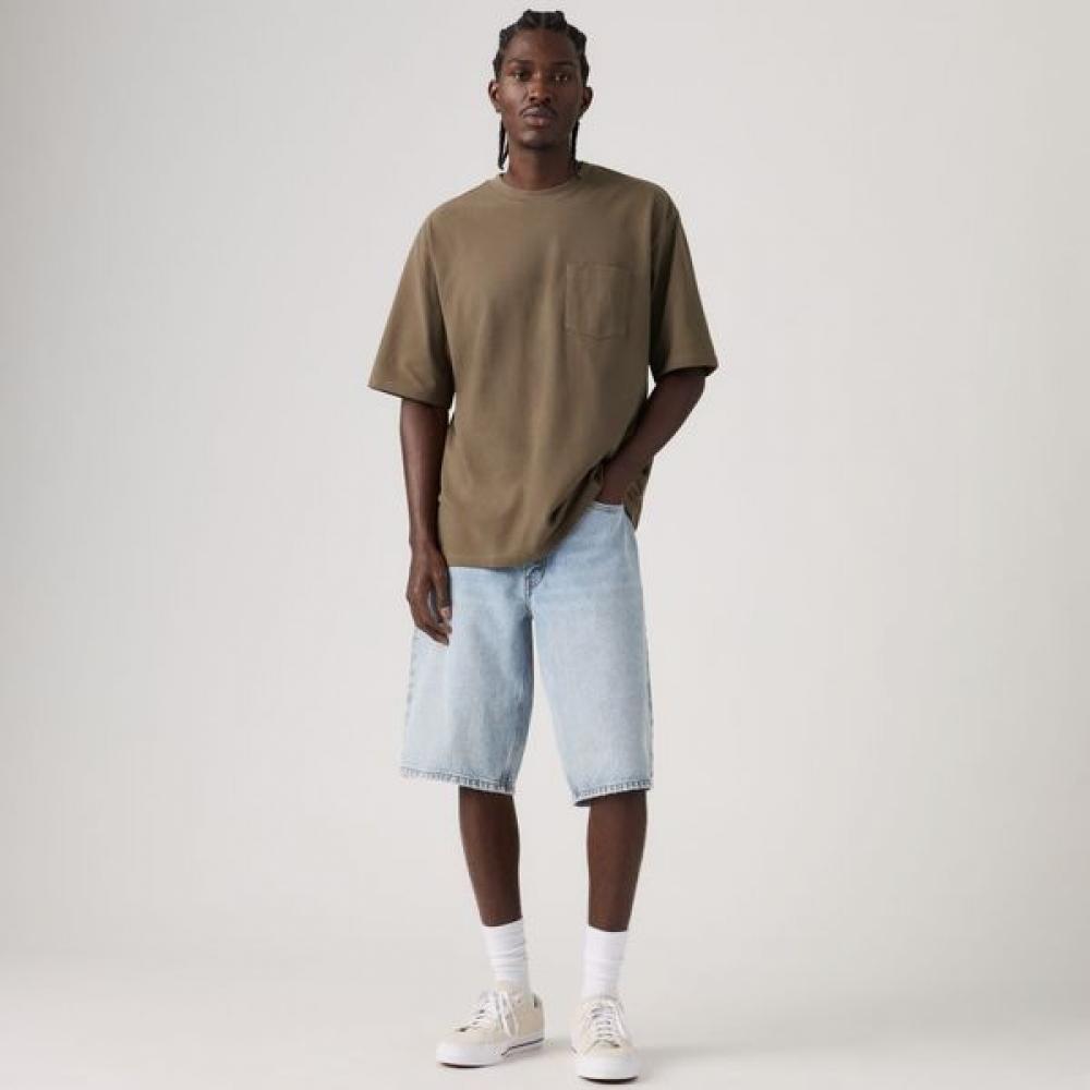 

Levi S Men S 470 Baggy ShortS jeanS 0062w0002 Light indigo/92(36)