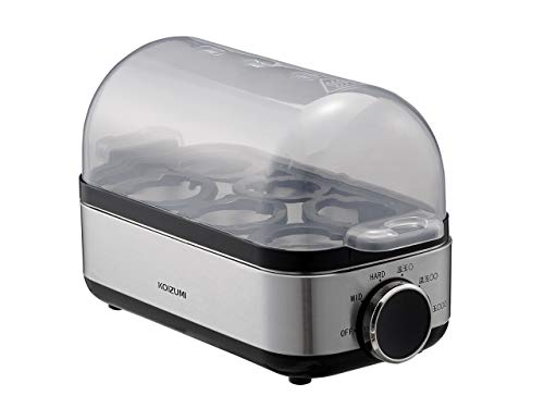 

Koizumi KES-0400/S Egg Steamer Boiled Egg Pot, Hot Spring Egg, Silver