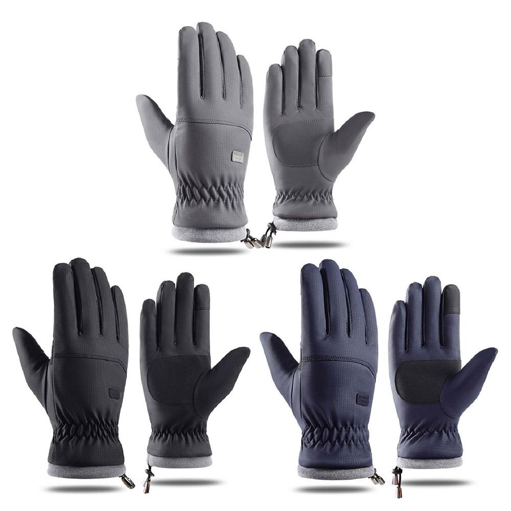 Winter Cycling Gloves for Men Women Waterproof Ski Warm Touch Screen Gloves Outdoor Running Hiking Mountaineering And Skiing