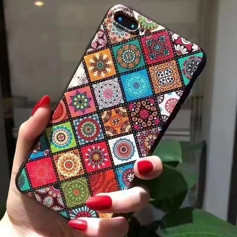 Für Sony Xperia XZ2 / XZ2 Compact / XZ2 Premium Hülle 3D Blumenprägung Silikon Prägeabdeckungen für Sony Xperia XZ2 Premium Weich