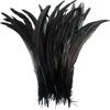 100Pcs 25-45CM DIY Rooster Feather Crafts Sewing Clothing Decor Plume Home Party Women's Feather Headwear Wedding Accessories