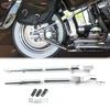 6PCS Motorcycle Swingarm Tube W/ Phantom Axle Covers Chrome For Harley Softail Heritage Classic FLSTC EFI FLSTCI Custom FXSTC