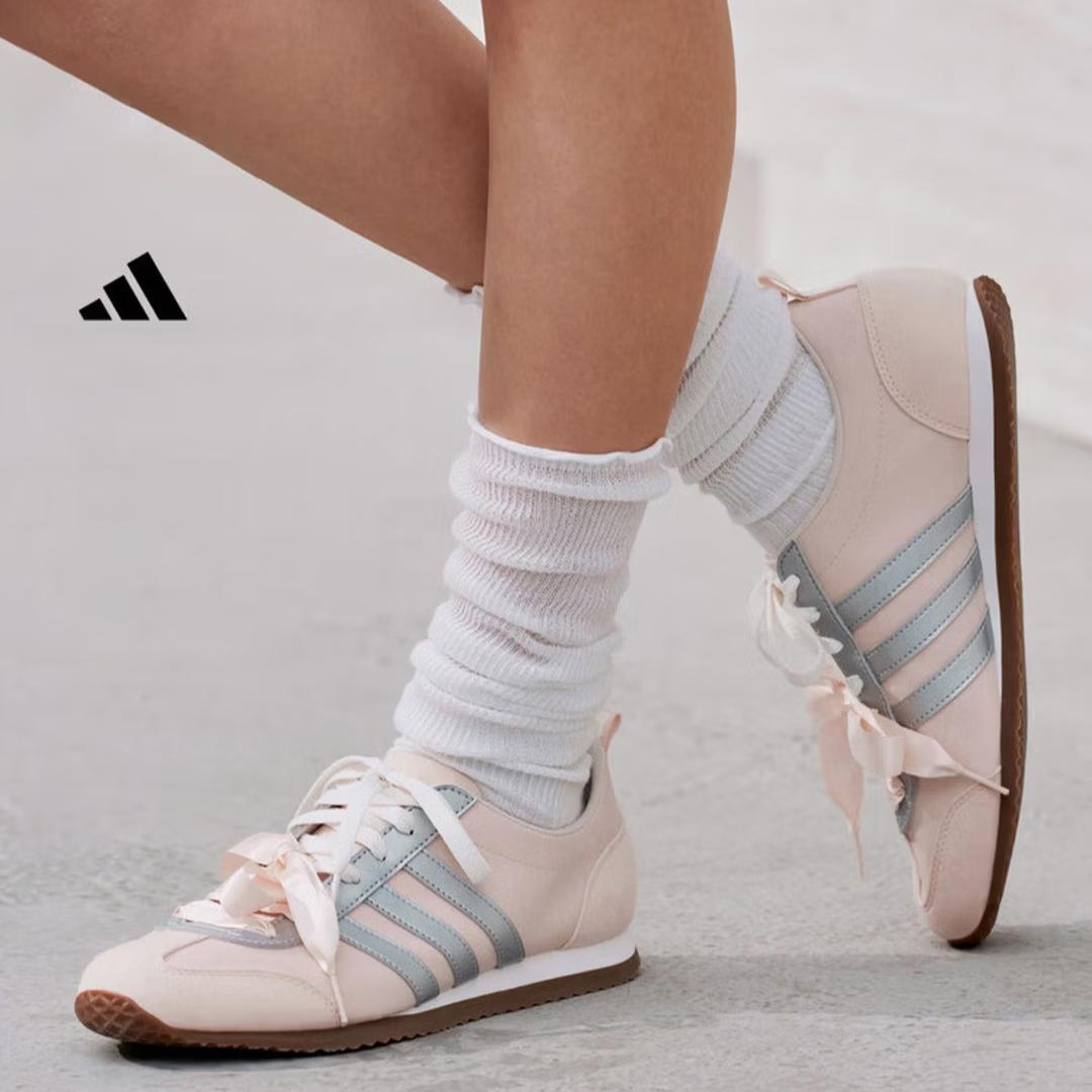 

Adidas Обувь с головой мороженого против JOG 2.0 Низкопрофильная спортивная обувь Мужская и женская KH5558 46.5 розовый