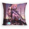 Angels of Death Rachel x Zack Pillow Case Sofa Living Room for Bedroom car Headboard Backrest Cushion Square Cushion Nap Time