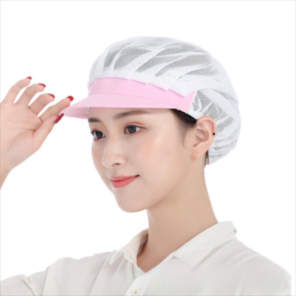Hygienic Design Chef Hat Smoke-Proof Dustproof Feature Cooking Cap Hairfall Prevention Oil-Resistant Dust-Proof Net Cap